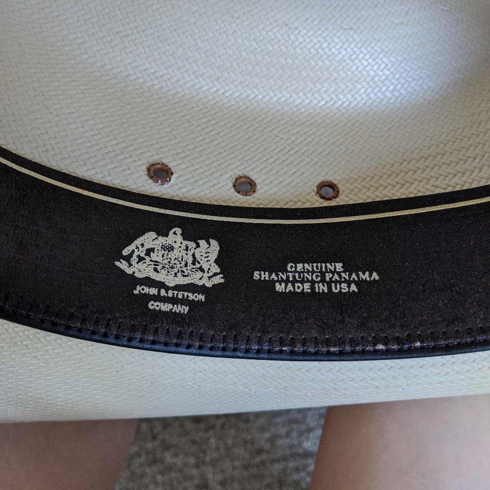 Stetson Cream Cowboy Hat - Picture 8 of 10